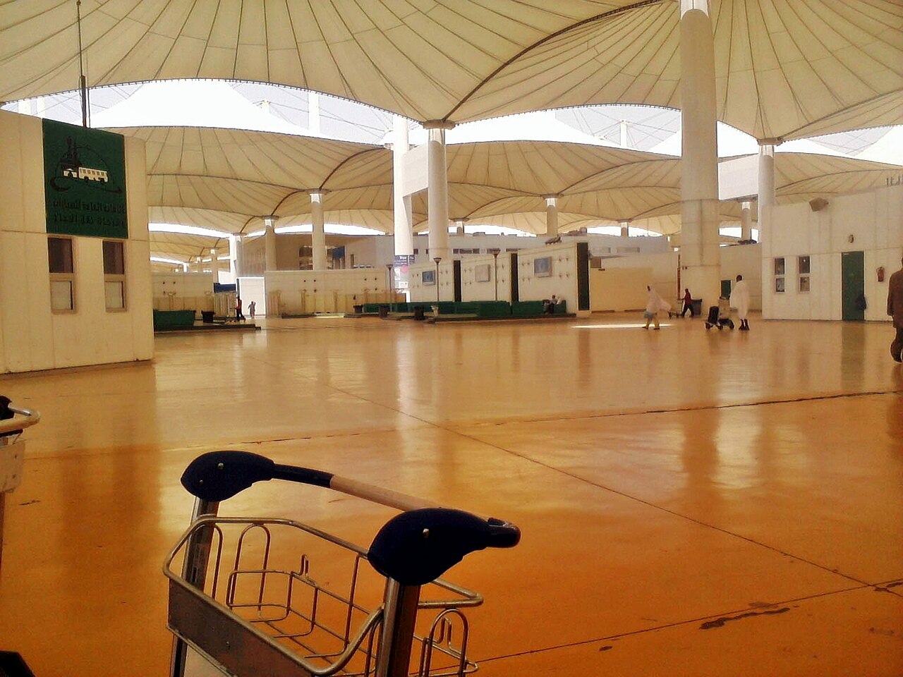 Large fabric tensile membrane roof terminal — representative photo, replace with VELARIA project photography